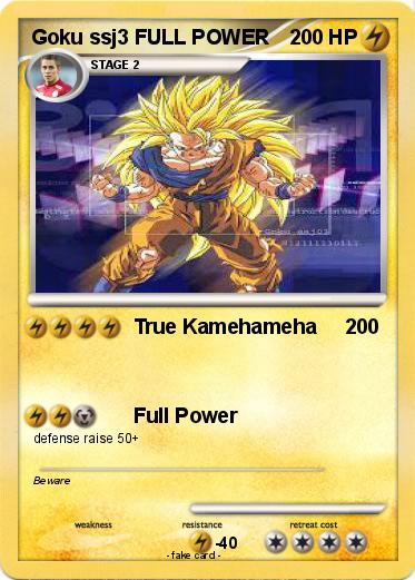 Pokemon Goku ssj3 FULL POWER