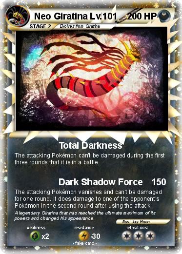 Pokemon Neo Giratina Lv.101