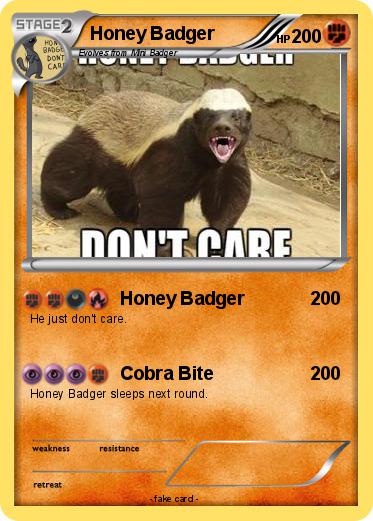 Pokemon Honey Badger
