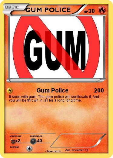 Pokemon GUM POLICE