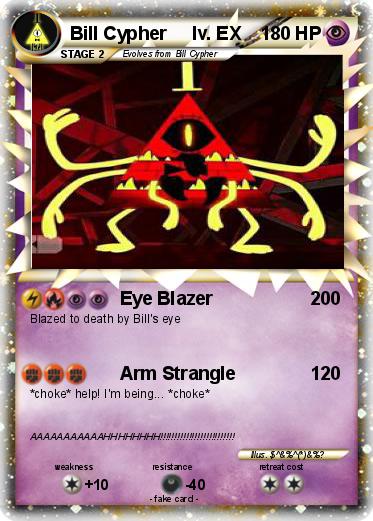 Pokemon Bill Cypher     lv. EX