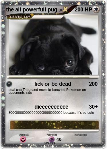 Pokemon the all powerfull pug