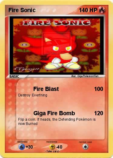 Pokemon Fire Sonic