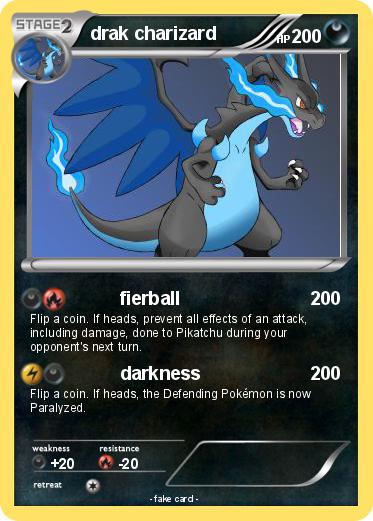 Pokemon drak charizard
