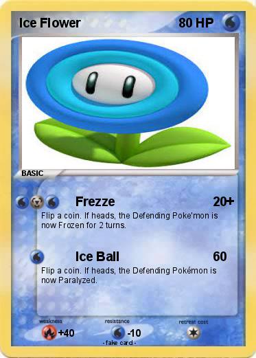 Pokemon Ice Flower