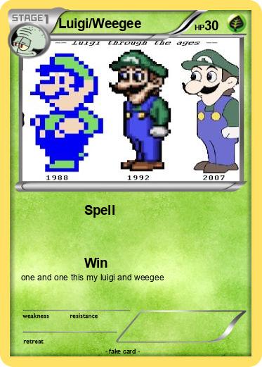 Pokemon Luigi/Weegee
