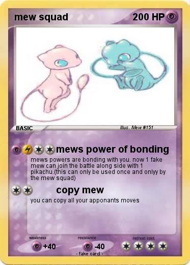 Pokemon mew squad