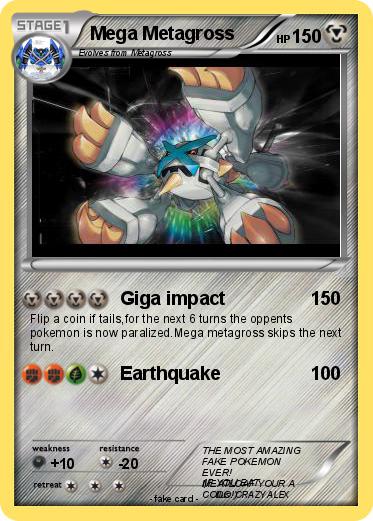 Pokemon Mega Metagross