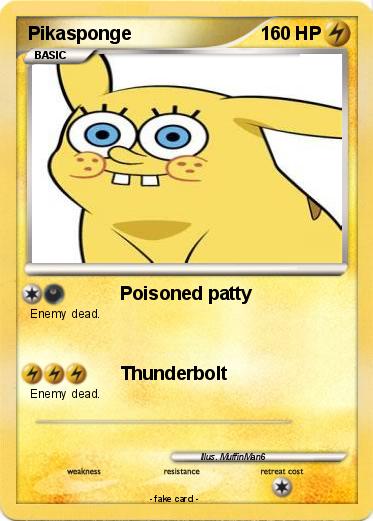Pokemon Pikasponge