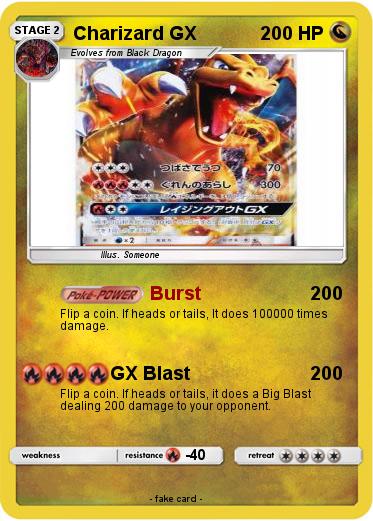 Pokemon Charizard GX