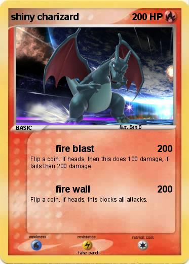 Pokemon shiny charizard