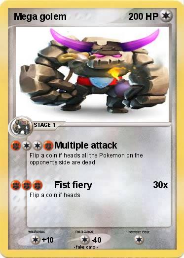 Pokemon Mega golem