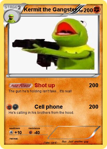 Pokemon Kermit the Gangster