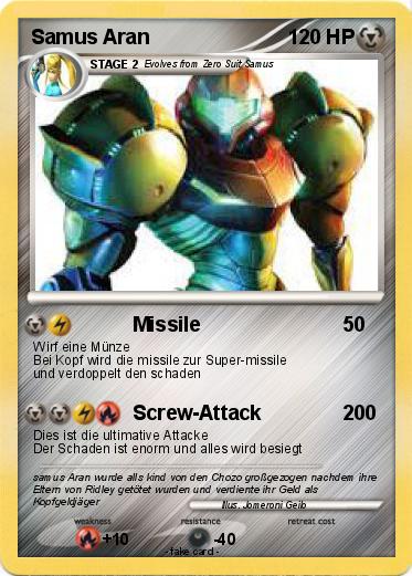 Pokemon Samus Aran