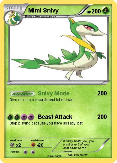 Pokemon Mimi Snivy