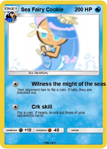 Pokemon Sea Fairy Cookie