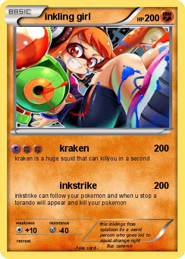 Pokemon inkling girl