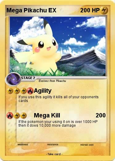 Pokemon Mega Pikachu EX
