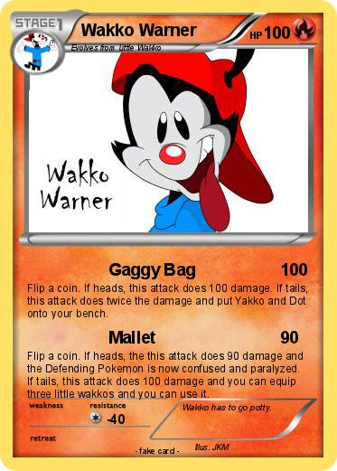 Pokemon Wakko Warner