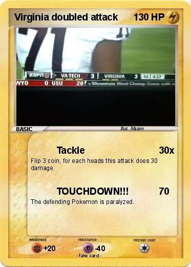 Pokemon Virginia doubled attack