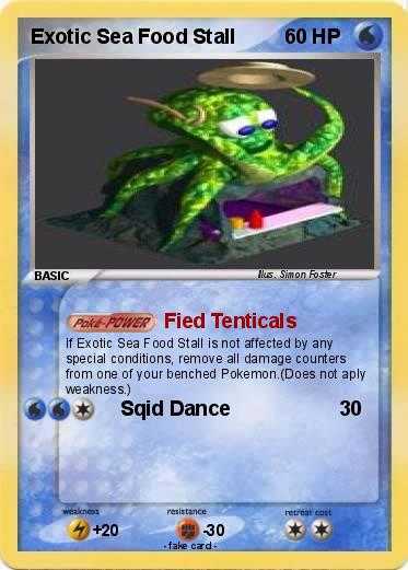 Pokemon Exotic Sea Food Stall