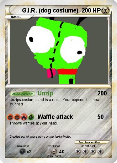 Pokemon G.I.R. (dog costume)