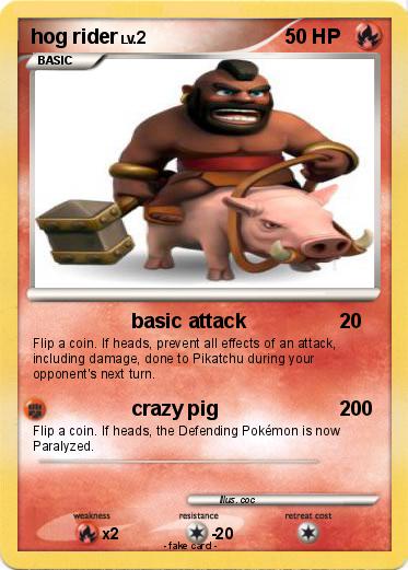 Pokemon hog rider
