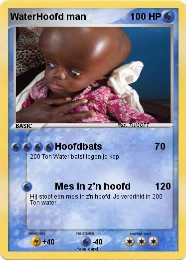 Pokemon WaterHoofd man