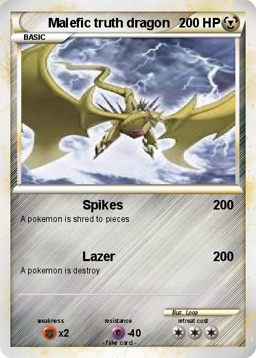 Pokemon Malefic truth dragon