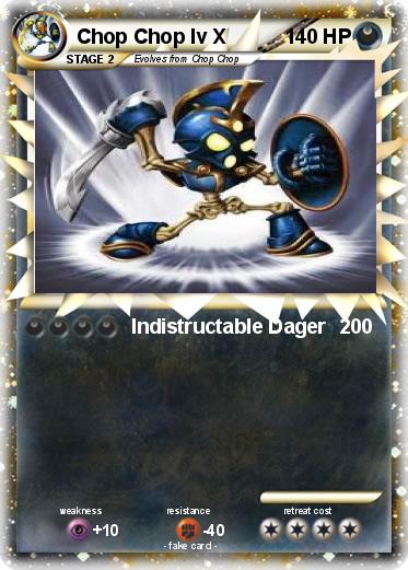 Pokemon Chop Chop lv X