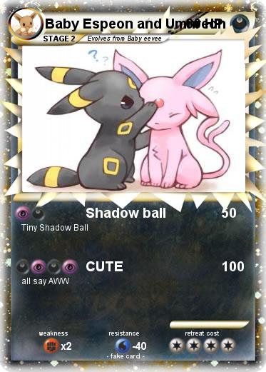 Pokemon Baby Espeon and Umnreon