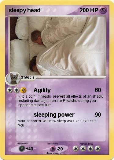 Pokemon sleepy head