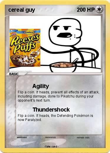 Pokemon cereal guy