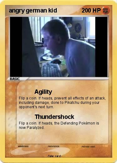 Pokemon angry german kid
