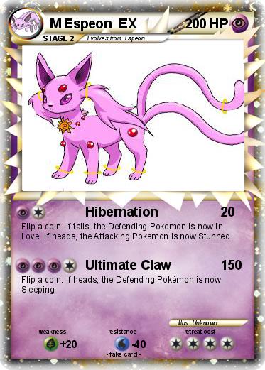 Pokemon M Espeon  EX