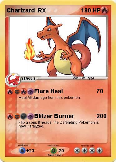 Pokemon Charizard  RX