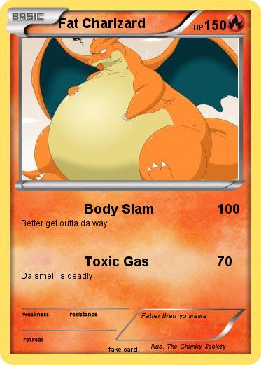 Pokemon Fat Charizard