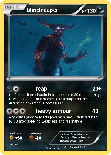 Pokemon blind reaper Pokemon blind reaper