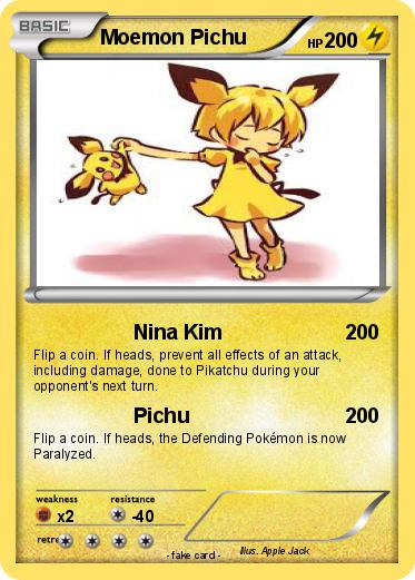 Pokemon Moemon Pichu