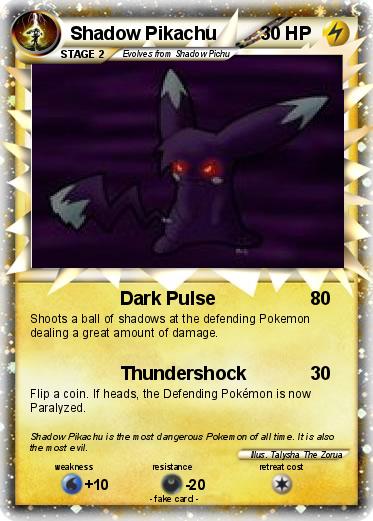 Pokemon Shadow Pikachu