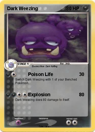 Pokemon Dark Weezing