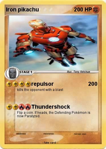 Pokemon Iron pikachu