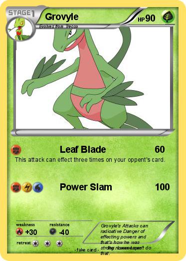 Pokemon Grovyle