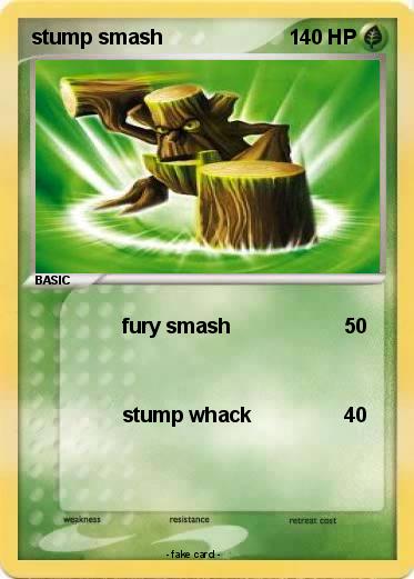 Pokemon stump smash