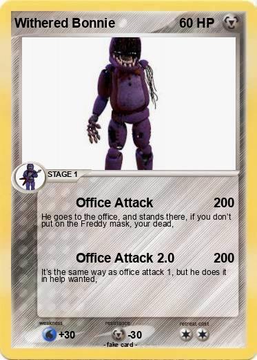 Pokemon Withered Bonnie