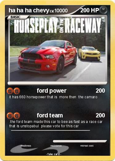 Pokemon ha ha ha chevy