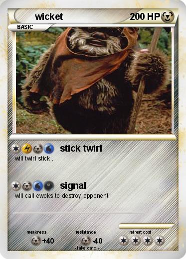 Pokemon wicket