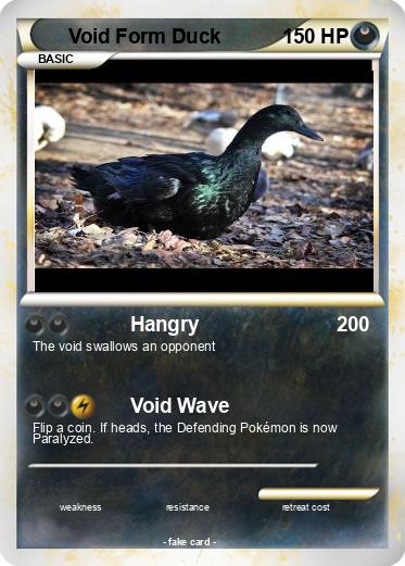 Pokemon Void Form Duck