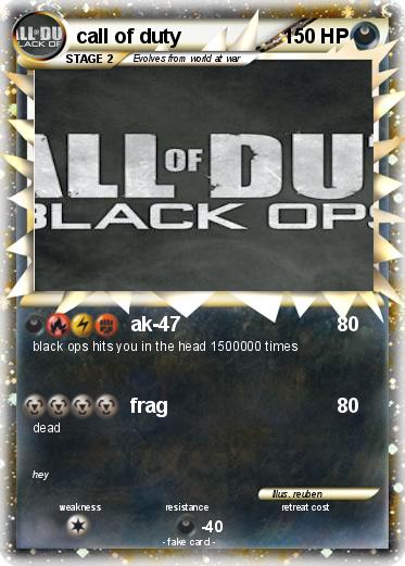 Pokemon call of duty