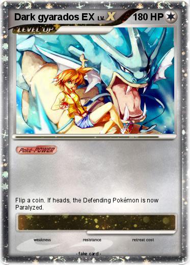 Pokemon Dark gyarados EX